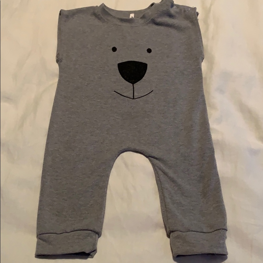 Bear face jumpsuit